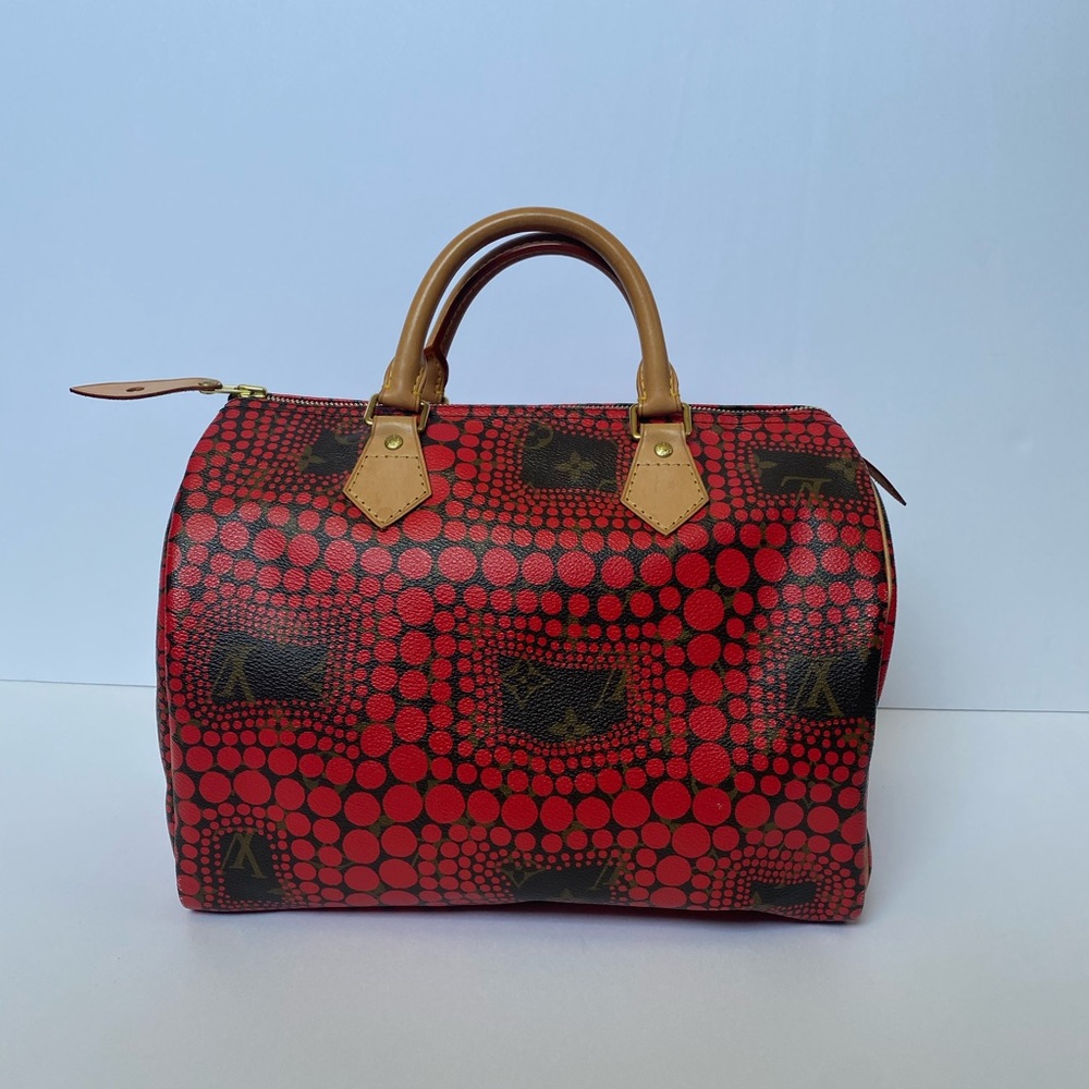 Yayoi Kusama Speedy 30 Louis Vuitton Bag